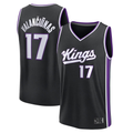 Qdoa S.Kings #17 Jonas Valan?i¨±nas Fanatics Black Fast Break Replica Jerseys - Icon Edition