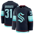 Qdoa S.Kraken #31 Philipp Grubauer Deep Sea Blue Home Premium Jerseys