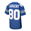 Qdoa S.Seahawks 1985 #80 Steve Largent Mitchell & Ness Royal Authentic Throwback Retired Player Stitched Puhic Jersey