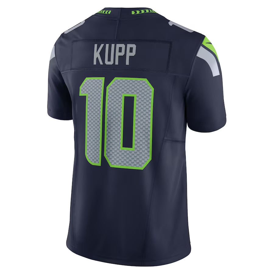 Qdoa S.Seahawks #10 Cooper Kupp Player Navy Vapor F.U.S.E. Limited Stitched Jerseys