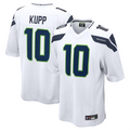 Qdoa S.Seahawks #10 Cooper Kupp Player White Replica Game Stitched Jerseys