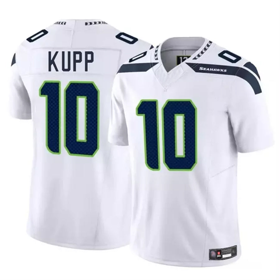 Qdoa S.Seahawks #10 Cooper Kupp Player White Vapor F.U.S.E. Limited Stitched Jerseys