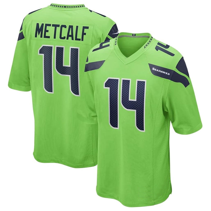 Qdoa S.Seahawks #14 Sam Darnold Player Green Home Game Football Jersey