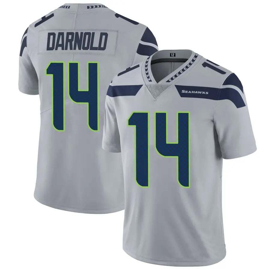 Qdoa S.Seahawks #14 Sam Darnold Player Grey Vapor Limited Football Jerseys