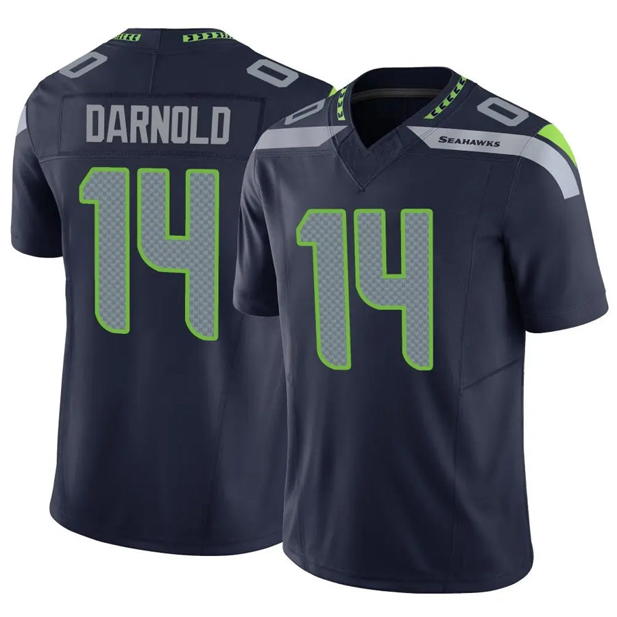 Qdoa S.Seahawks #14 Sam Darnold Player Navy Vapor F.U.S.E. Limited Football Jerseys