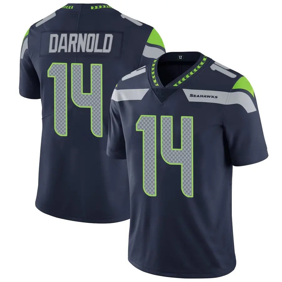 Qdoa S.Seahawks #14 Sam Darnold Player Navy Vapor Limited Football Jerseys