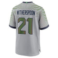 Qdoa S.Seahawks #21 Devon Witherspoon Player Gray Rivalries Collection Game Stitched Jerseys
