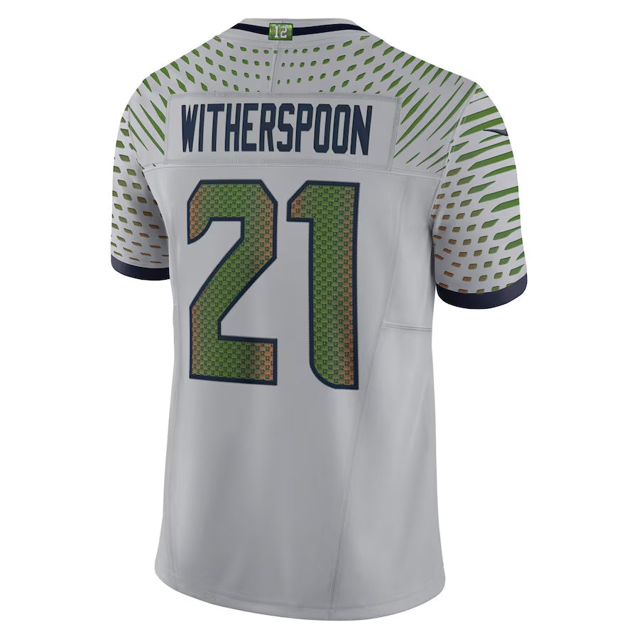 Qdoa S.Seahawks #21 Devon Witherspoon Player Gray Rivalries Collection Limited Stitched Jerseys