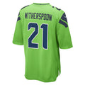 Qdoa S.Seahawks #21 Devon Witherspoon Player Green Home Game Stitched Jerseys