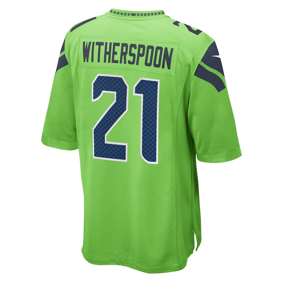 Qdoa S.Seahawks #21 Devon Witherspoon Player Green Home Game Stitched Jerseys