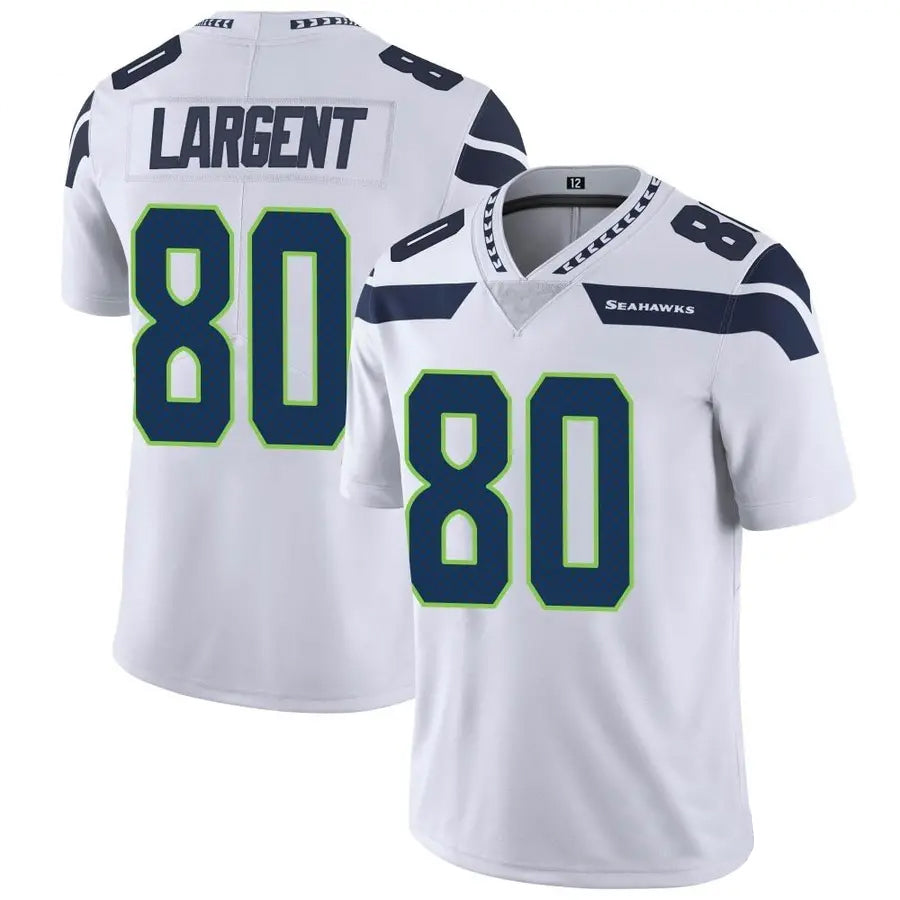 Qdoa S.Seahawks #80 Steve Largent Player White Vapor Limited Stitched Jerseys
