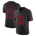 Qdoa SF.49ers #10 Mac Jones Player Black Alternate Limited Vapor Untouchable Home Game Stitched Jerseys