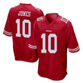 Qdoa SF.49ers #10 Mac Jones Player Red Home Game Stitched Jerseys