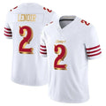 Qdoa SF.49ers #2 Deommodore Lenoir Player White 2025 Rivalries Collection Game Limited Stitched Jerseys