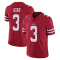 Qdoa SF.49ers #3 Christian Kirk Player Red Limited Vapor Untouchable Home Game Stitched Jerseys