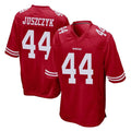 Qdoa SF.49ers #44 Kyle Juszczyk Player Red Home Game Stitched Jerseys