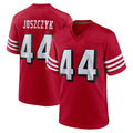 Qdoa SF.49ers #44 Kyle Juszczyk Player Red Limited Alternate Home Game Stitched Jerseys