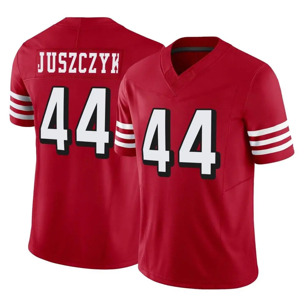 Qdoa SF.49ers #44 Kyle Juszczyk Player Red Limited Alternate Vapor F.U.S.E. Home Game Stitched Jerseys