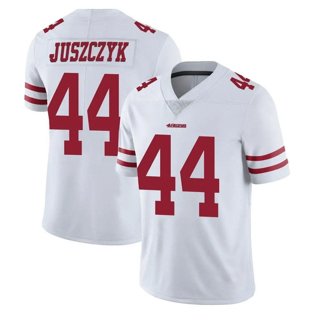 Qdoa SF.49ers #44 Kyle Juszczyk Player White Limited Vapor Untouchable Home Game Stitched Jerseys