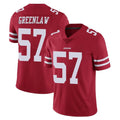 Qdoa SF.49ers #57 Dre Greenlaw Player Red Limited Vapor Untouchable Home Game Stitched Jerseys