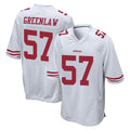 Qdoa SF.49ers #57 Dre Greenlaw Player White Home Game Stitched Jerseys