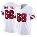 Qdoa SF.49ers #68 Colton McKivitz Player White Limited Alternate Vapor F.U.S.E. Home Game Stitched Jerseys