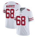Qdoa SF.49ers #68 Colton McKivitz Player White Limited Vapor Untouchable Home Game Stitched Jerseys