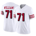 Qdoa SF.49ers #71 Trent Williams Player White Limited Alternate Vapor F.U.S.E. Home Game Stitched Jerseys