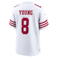 Qdoa SF.49ers #8 Steve Young White Retired Player Game Stitched Jerseys