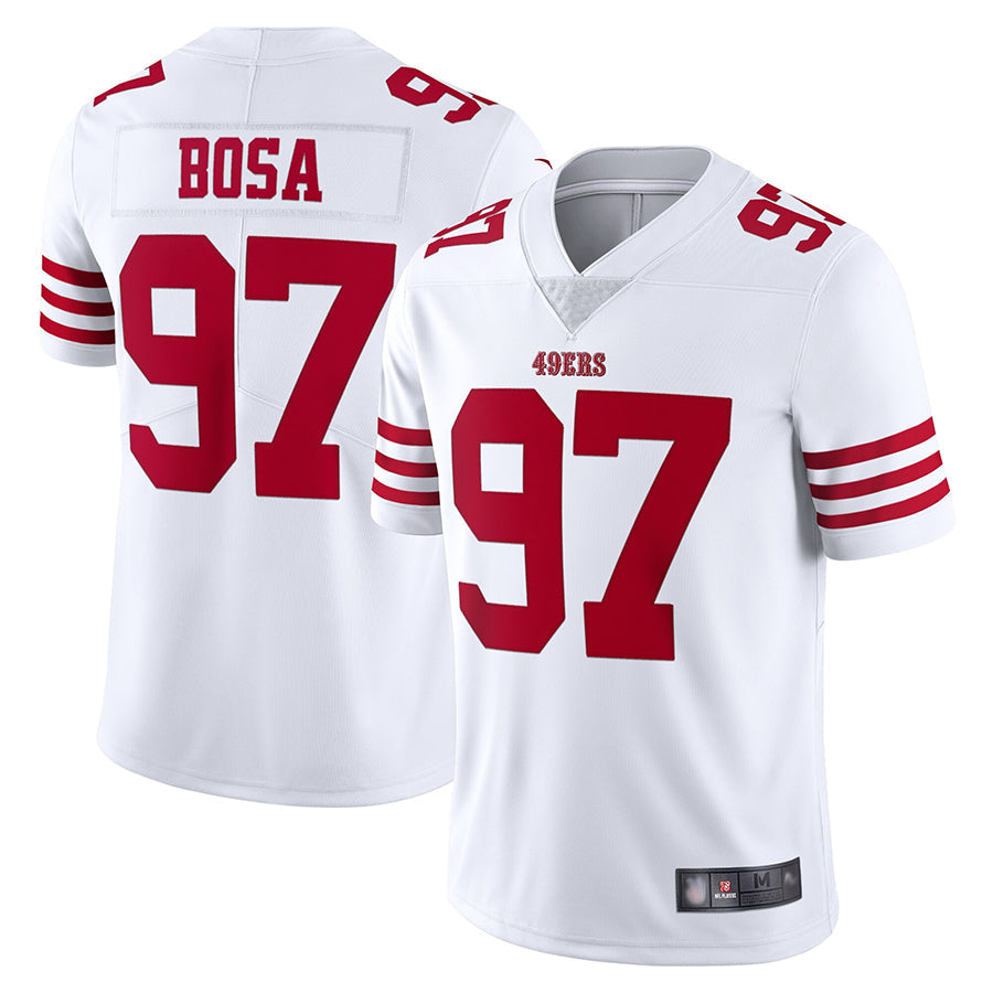 Qdoa SF.49ers #97 Nick Bosa Player White Vapor Limited Stitched Jerseys