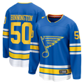 Qdoa St.L.Blues #50 Jordan Binnington Blue Home Breakaway Jerseys