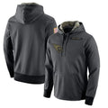 Qdoa T.Titans Light Gray Pullover Hoodies Home Game Blank Player Stitched Jerseys