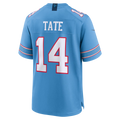 Qdoa T.Titans #14 Carnell Tate Light Blue 2026 Draft First Round Pick No. 4 Team Game Stitched Jerseys