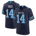 Qdoa T.Titans #14 Carnell Tate Player Navy 2026 Rivalries Collection Home Game Stitched Jerseys