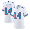 Qdoa T.Titans #14 Carnell Tate Player White 2026 Game Home Stitched Jerseys