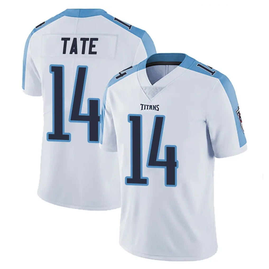 Qdoa T.Titans #14 Carnell Tate Player White Limited Vapor Untouchable Home Game Stitched Jerseys