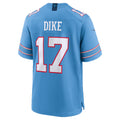 Qdoa T.Titans #17 Chimere Dike Light Blue Team Game Stitched Jerseys