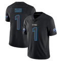 Qdoa T.Titans #1 Cameron Ward Player Black Impact Limited Home Game Stitched Jerseys