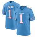 Qdoa T.Titans #1 Cameron Ward Player Light Blue 2026 Game Home Stitched Jerseys