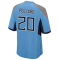 Qdoa T.Titans #20 Tony Pollard Player Light Blue Home Game Stitched Jerseys