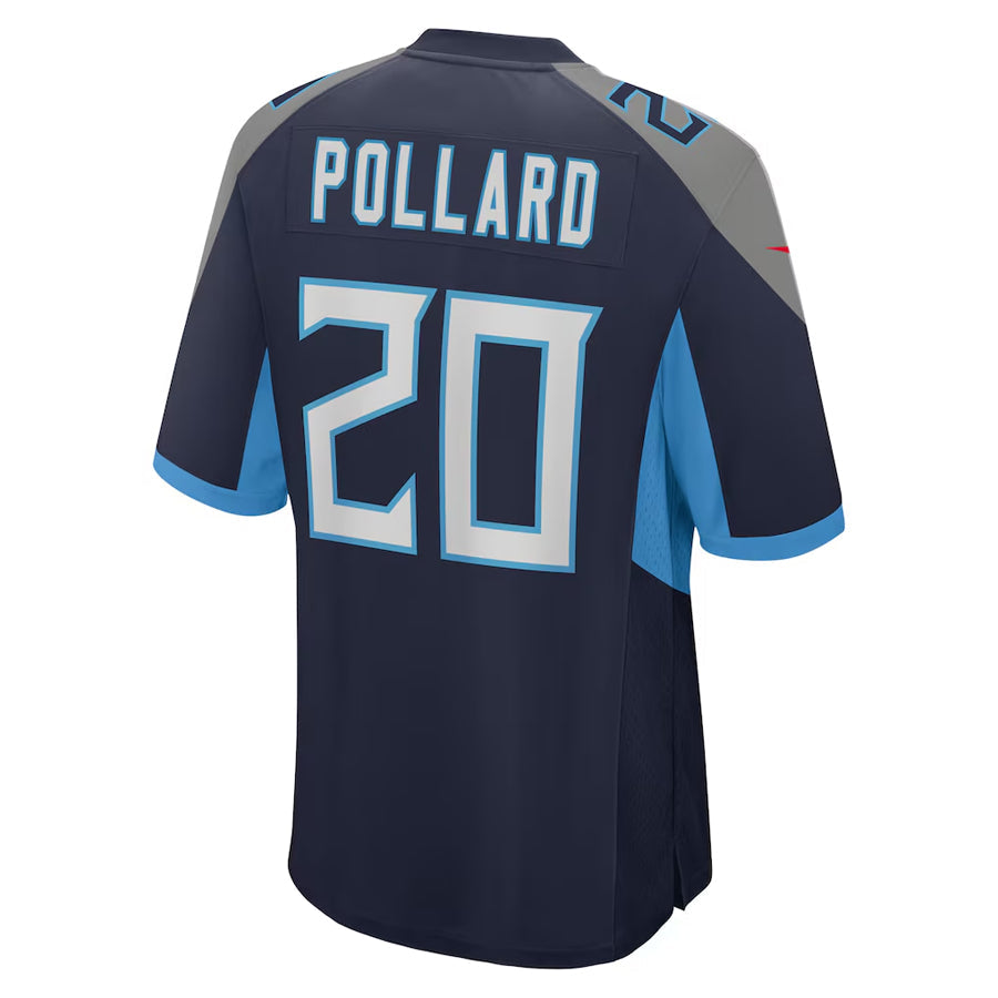 Qdoa T.Titans #20 Tony Pollard Player Navy Home Game Stitched Jerseys