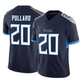 Qdoa T.Titans #20 Tony Pollard Player Navy Limited Vapor F.U.S.E. Home Game Stitched Jerseys