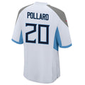 Qdoa T.Titans #20 Tony Pollard Player White Home Game Stitched Jerseys