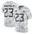 Qdoa T.Titans #23 Kevin Winston Jr. Player Arctic Camo Limited Salute to Service Home Game Stitched Jerseys