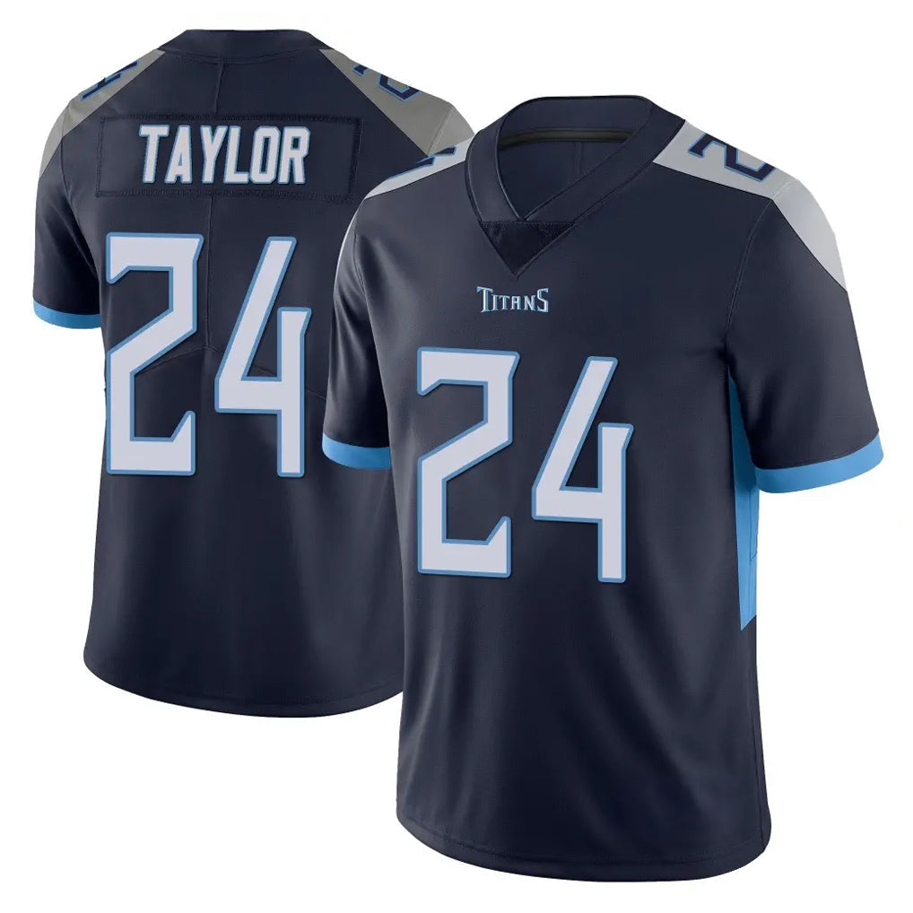 Qdoa T.Titans #24 Alontae Taylor Player Navy Limited Vapor Untouchable Home Game Stitched Jerseys