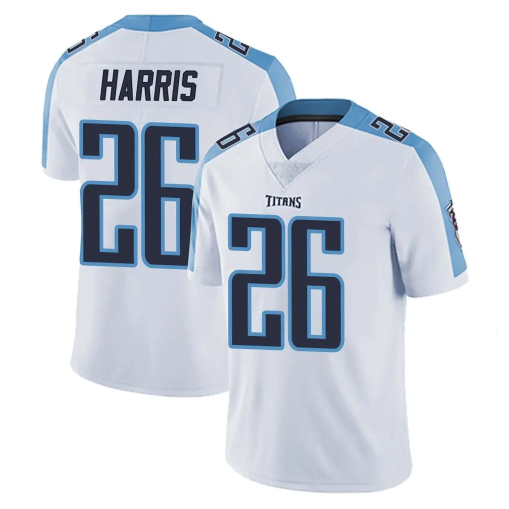 Qdoa T.Titans #26 Marcus Harris Player White Limited Vapor Untouchable Home Game Stitched Jerseys