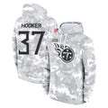 Qdoa T.Titans #37 Amani Hooker Player Camo Arctic Salute to Service Pullover Hoodies Home Game Stitched Jerseys