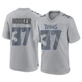 Qdoa T.Titans #37 Amani Hooker Player Gray Atmosphere Fashion Home Game Stitched Jerseys