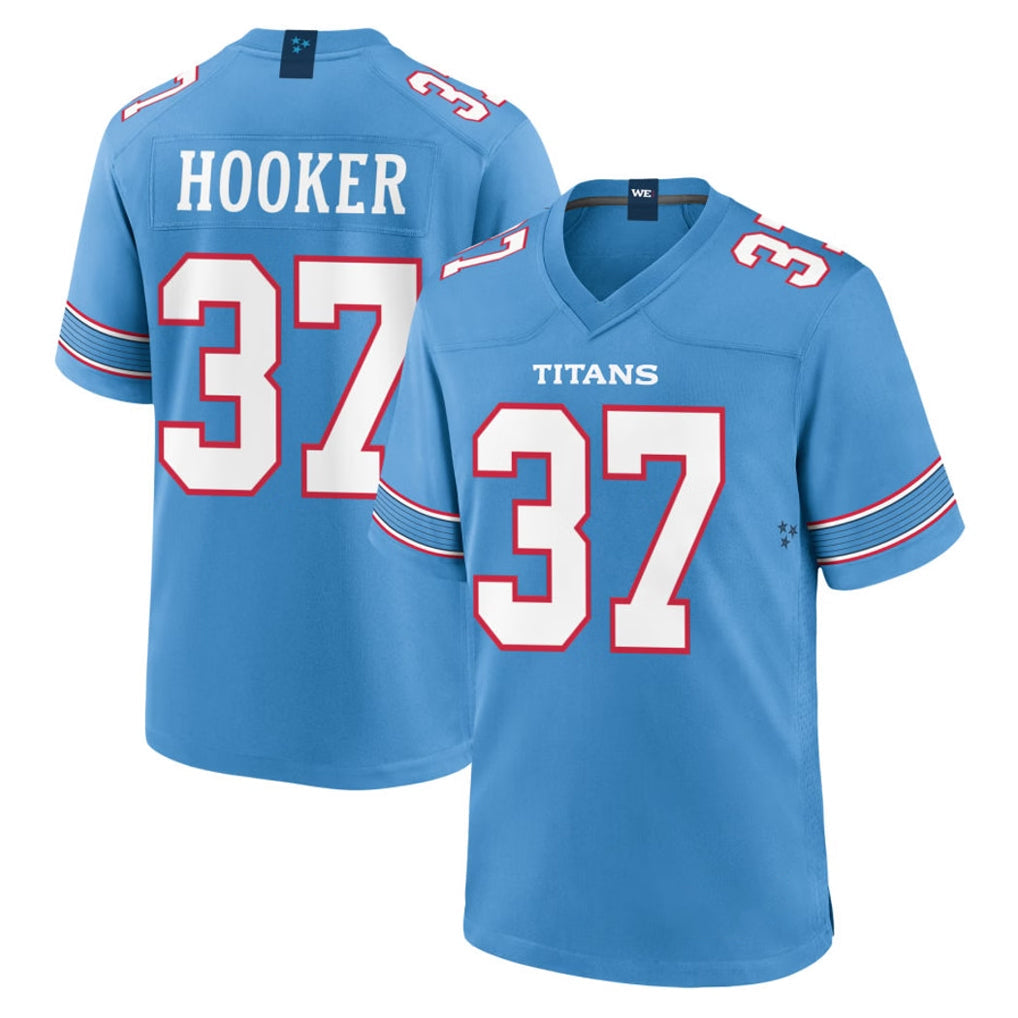 Qdoa T.Titans #37 Amani Hooker Player Light Blue 2026 Game Home Stitched Jerseys