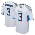 Qdoa T.Titans #3 Tommy Townsend Player White Home Game Stitched Jerseys